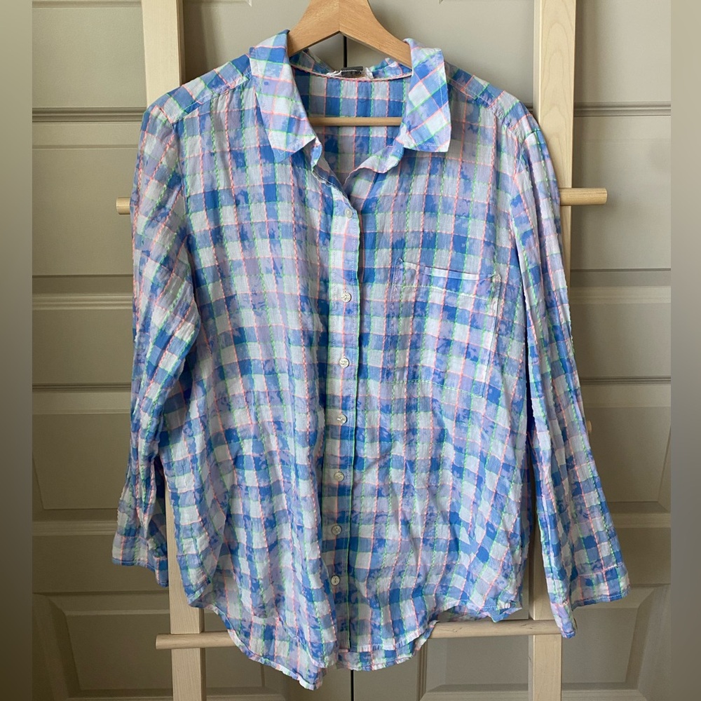 Anthropologie Multicolor Plaid Shirt